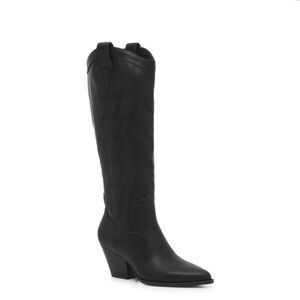 Mix No. 6 Black Heeled Western Boots